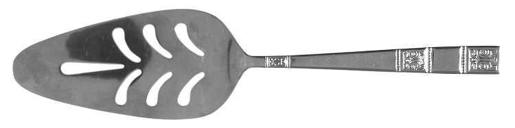 TWS74 (STAINLESS) Pierced All Stainless Pie Server