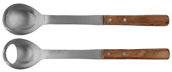 TWS99 (STAINLESS) (2 Pc) Solid Salad Set