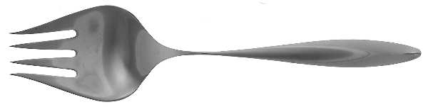 Vespera (Sterling, 1961) Medium Solid Cold Meat Serving Fork
