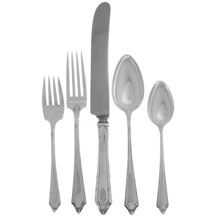 Virginia Carvel (Sterling, 1919, No Monograms) 40  Piece Estate Set