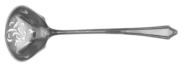 Virginia Carvel (Sterling, 1919, No Monograms) Pierced Sugar Serving Ladle