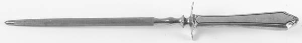 Virginia Carvel (Sterling, 1919, No Monograms) Large Steel Rod Knife Sharpener