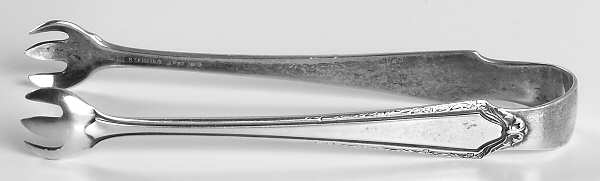 Virginia Carvel (Sterling, 1919, No Monograms) Bon Bon Tongs