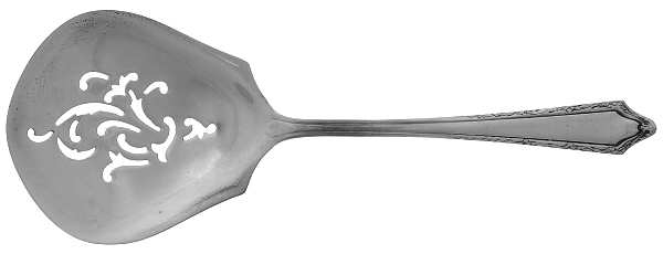 Virginia Carvel (Sterling, 1919, No Monograms) Pierced Almond Spoon
