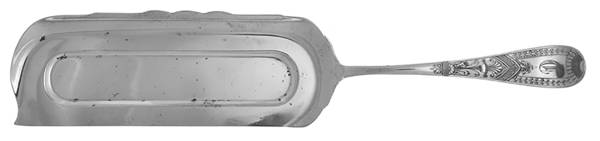 Victor (Silverplate, 1882) Large Flat Handle Crumb Knife/Crumber