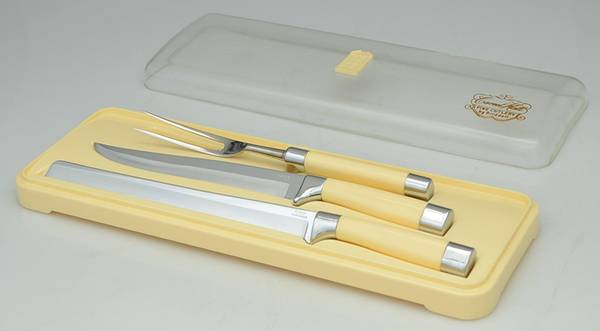 Vogue II (Stainless, Cutlery) 3 Piece Large Stainless Blade Carving Set
