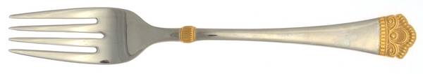 Westminster (Stainless, Gold Accent) Individual Salad Fork