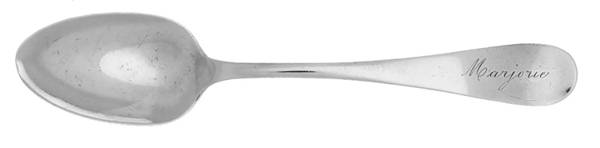 Windsor-Plain (Sterling, 1880) Monogram Five O'Clock Teaspoon by Towle Silver