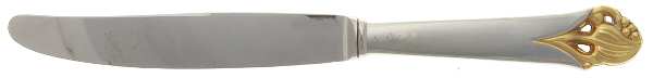 Woodlily-Gold (Stainless, Gold Accent) Modern Hollow Knife