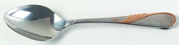 Hilary (Stainless, Gold Accent Teaspoon