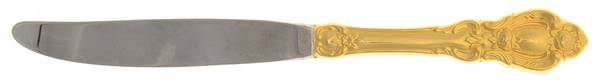 Golden Champlain (Gold Electroplate) Modern Hollow Knife