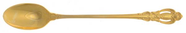 Golden Champlain (Gold Electroplate) Iced Tea Spoon