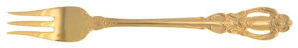 Golden Champlain (Gold Electroplate) Cocktail/Seafood Fork