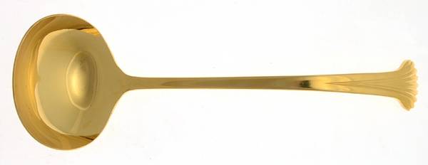 Golden Contessa (Gold Electroplate) Solid Gravy Ladle