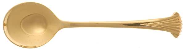 Golden Contessa (Gold Electroplate) Round Bowl Soup Spoon (Cream Soup)