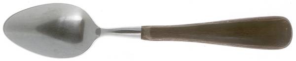 Briar (Stainless, Dark Brown Wood Handle) Place/Oval Soup Spoon