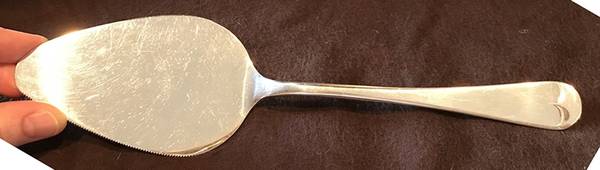 Rattail (Silverplate-Sheffield) Pie and Cake Server, Solid Piece