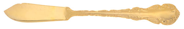 Golden Marcelle Flat Handle Master Butter Knife