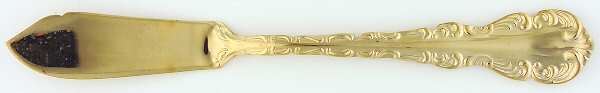 Golden Marcelle Flat Handle Butter Spreader