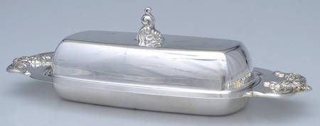 El Grandee (Silverplate Hollowware) 1/4 Pound Covered Butter Dish