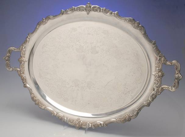 El Grandee (Silverplate Hollowware) Large Footed Waiter Tray