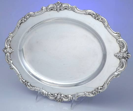 El Grandee (Silverplate Hollowware) 13" Oval Serving Platter