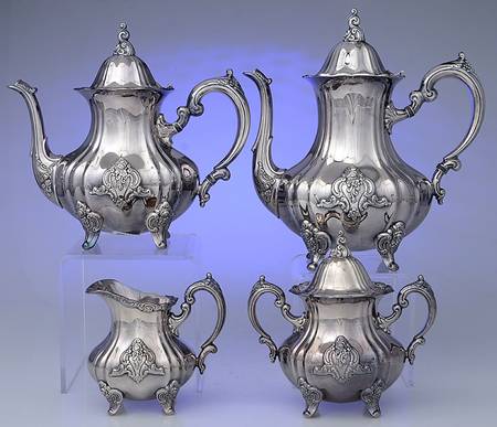 El Grandee (Silverplate Hollowware) (4 Piece) Silverplate Tea Set