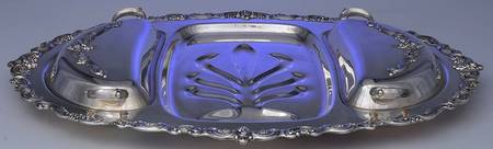 El Grandee (Silverplate Hollowware) 3 Part Buffet Server with Cover