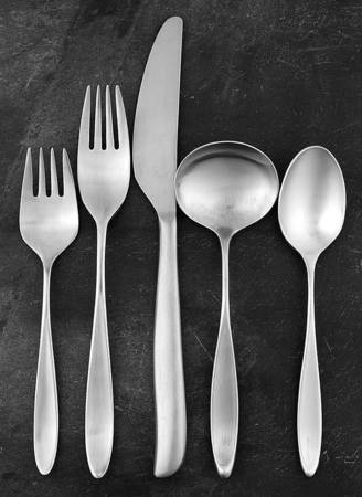 Design 2 (Stainless, Korea) 5 Piece Place Setting
