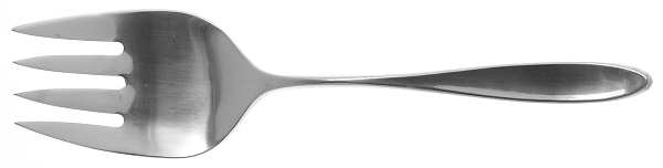 Design 2 (Stainless, Korea) Solid Salad Serving Fork