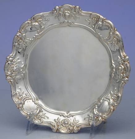 Old Master-Embossed(Silverplate, Roses-Scrolls) Bread & Butter Plate