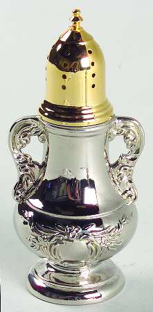 Old Master-Embossed(Silverplate, Roses-Scrolls) Salt Shaker