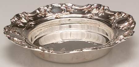 Old Master-Embossed(Silverplate, Roses-Scrolls) Silverplate Wine Coaster