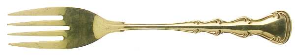 Tws111-Gold (Gold Electroplate) Individual Salad Fork