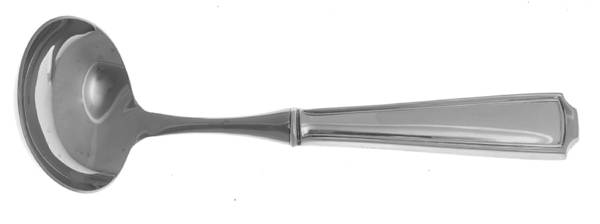 American Chippendale (Sterling) Hollow Handle Gravy Ladle with Stainless Bowl