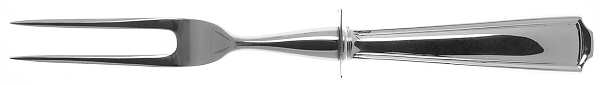 American Chippendale (Sterling) Small Steak Carving Fork with Stainless Prongs