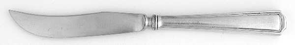 American Chippendale (Sterling) Orange Knife with Stainless Blade