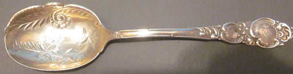 TWS251 (Sterling) Large Bright Cut Jelly Spoon