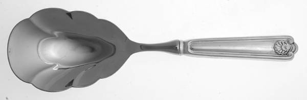Fiddle Shell-Alden (Sterling) Rice Spoon-Stainless Bowl