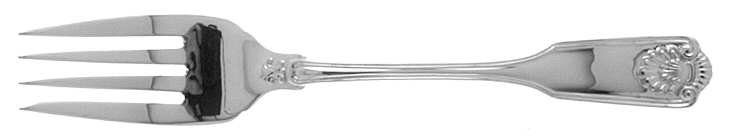 Fiddle Shell-Alden (Sterling) Individual Salad Fork
