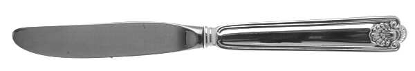 Fiddle Shell-Alden (Sterling) Modern Hollow Butter Spreader (Stainless)
