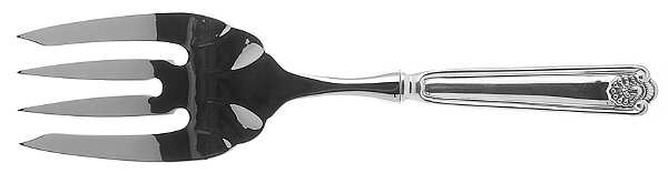 Fiddle Shell-Alden (Sterling) Stainless-Tine Utility Serving Fork