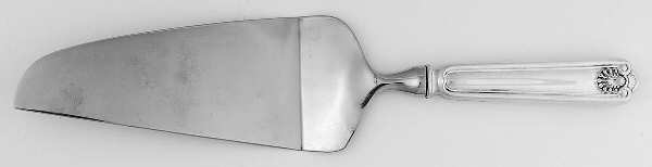 Fiddle Shell-Alden (Sterling) Pie and Cake Server with Stainless Blade