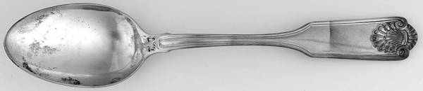 Fiddle Shell-Alden (Sterling) Dessert/Oval Soup Spoon