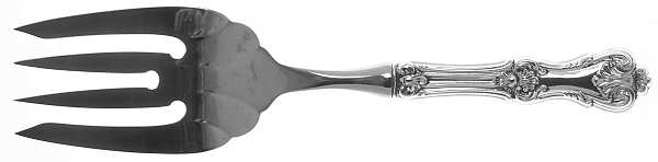 Federal Cotillion(Sterling, Newer) Large Stainless-Tine Cold Meat Serving Fork