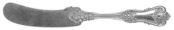 Federal Cotillion(Sterling, Newer) Flat Handle Butter Spreader