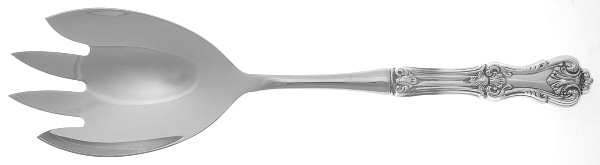 Federal Cotillion(Sterling, Newer) Salad Serving Fork with Stainless Prongs