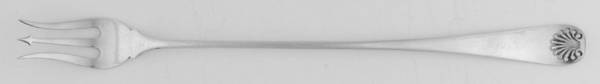 Shell (Sterling, 1889-1890) Long Handle Pickle/Olive Fork