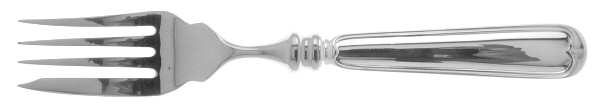 Fiddle Thread (Sterling) Individual Hollow Fish Fork, Stainless Tines