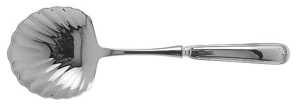 Fiddle Thread (Sterling) Casserole Spoon with Stainless Shell Bowl